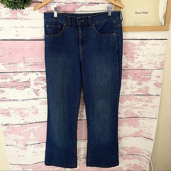GLORIA VANDERBILT Women’s Blue Gabby Bootcut Denim Jeans size 8 - Picture 1 of 6